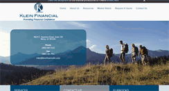 Desktop Screenshot of kleinfinancialllc.com